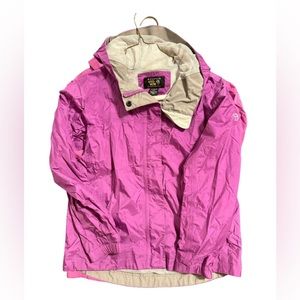 Mountain Hardwear Girls youth size Medium rain jacket purple